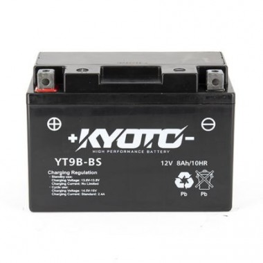 Kyoto - Batterie GT9B-BS SLA-AGM - Sans Entretien - Prête à l'Emploi - Equivalente YT9B-BS
